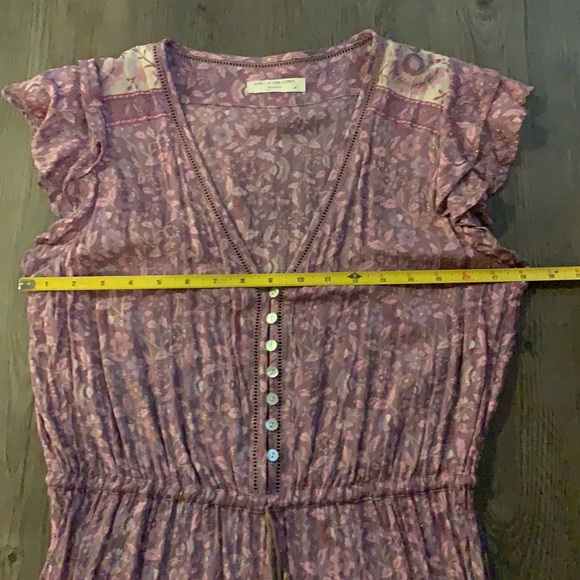 Spell Dahlia Playsuit in Mulberry - Picture 8 of 14